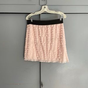 Cute soft ruffle skirt w/elastic waistband